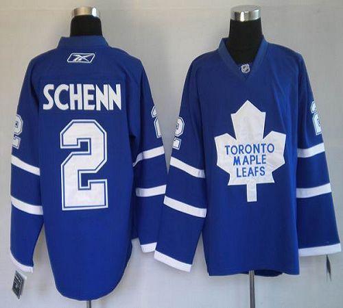 Maple Leafs #2 Luke Schenn Blue Stitched Youth NHL Jersey