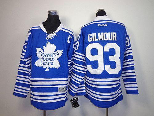 Maple Leafs #93 Doug Gilmour Blue 2014 Winter Classic Stitched Youth NHL Jersey