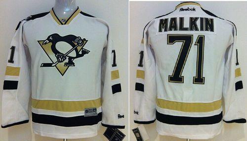 Penguins #71 Evgeni Malkin White 2014 Stadium Series Stitched Youth NHL Jersey