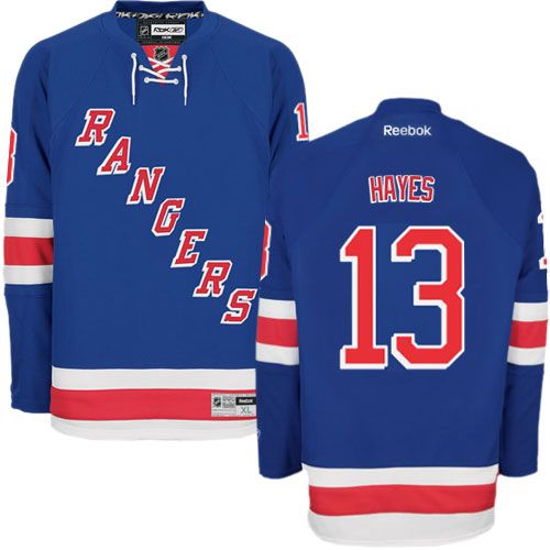 Rangers #13 Kevin Hayes Blue Home Stitched Youth NHL Jersey