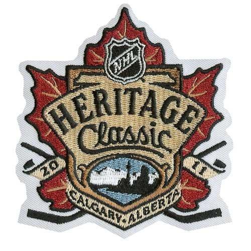 Stitched 2011 NHL Heritage Classic Game Logo Jersey Patch