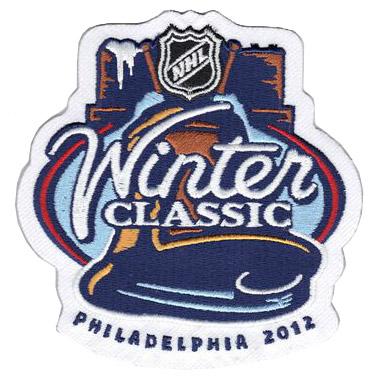 Stitched 2012 NHL Winter Classic Game Logo Jersey Patch (Philadelphia Flyers vs New York Rangers)