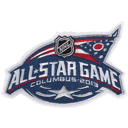 Stitched 2013 NHL All star Game Jersey Patch Columbus Blue Jackets