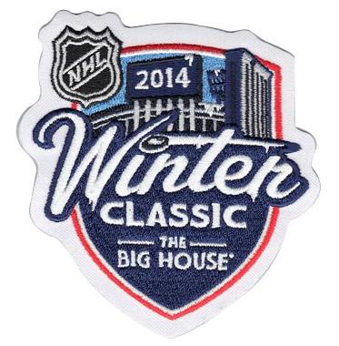 Stitched 2014 NHL Winter Classic Game Logo Jersey Patch (Detroit Red Wings vs Toronto Maple Leafs)