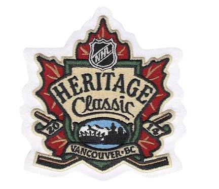 Stitched NHL 2014 Heritage Classic Game Logo Patch (Vancouver Canucks vs. Ottawa Senators)