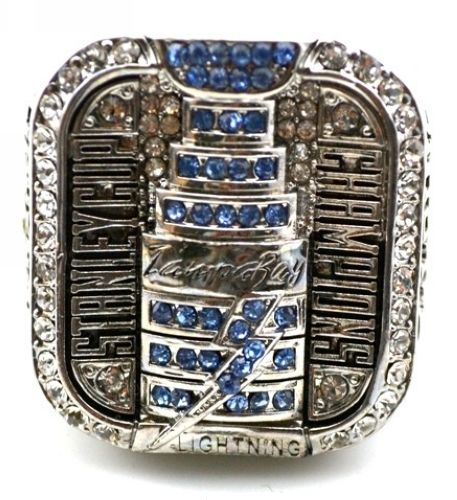 NHL Tampa Bay Lightning World Champions Silver Ring