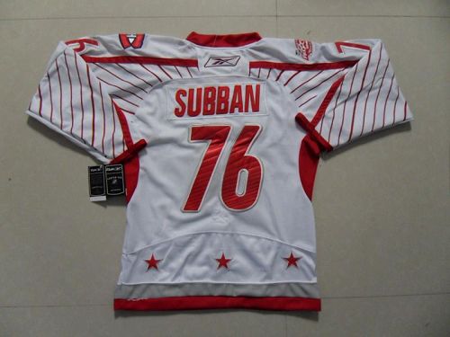 Canadiens #76 PK Subban 2011 All Star Stitched White NHL Jersey
