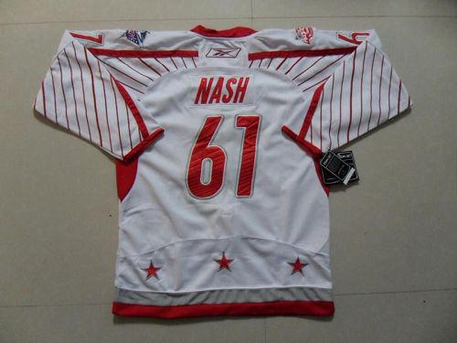 Blue Jackets #61 Rick Nash 2011 All Star Stitched White NHL Jersey