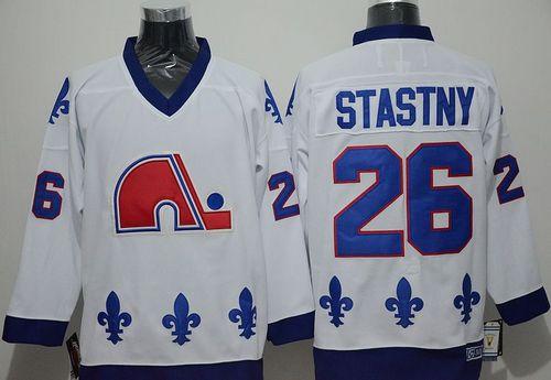 Peter Stastny 26 Czechoslovakia White Hockey Jersey — BORIZ