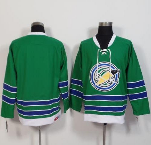 Oakland Seals Blank Green CCM Throwback Stitched NHL Jersey