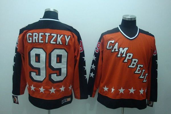 Oilers #99 Wayne Gretzky Stitched Orange NHL Jersey