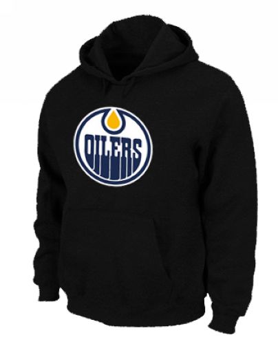 NHL Edmonton Oilers Big & Tall Logo Pullover Hoodie Black