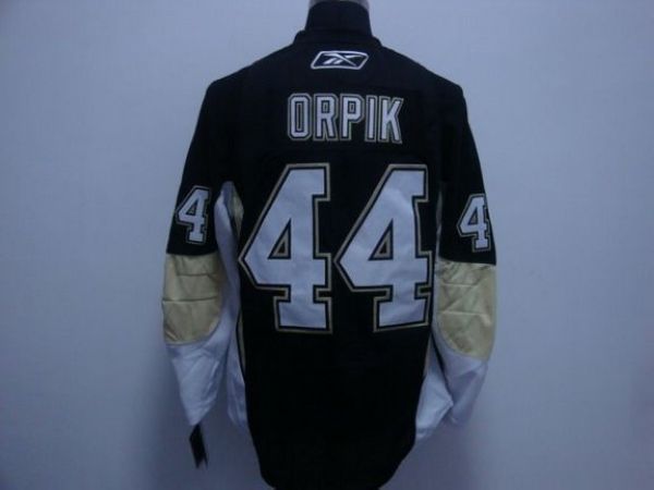 Penguins #44 Brooks Orpik Stitched Black NHL Jersey