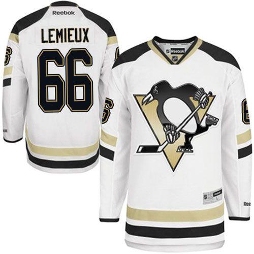 Penguins #66 Mario Lemieux White 2014 Stadium Series Stitched NHL Jersey