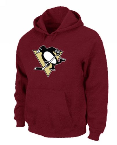 NHL Pittsburgh Penguins Big & Tall Logo Pullover Hoodie Red