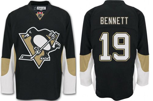 Penguins #19 Beau Bennett Black Home Stitched NHL Jersey
