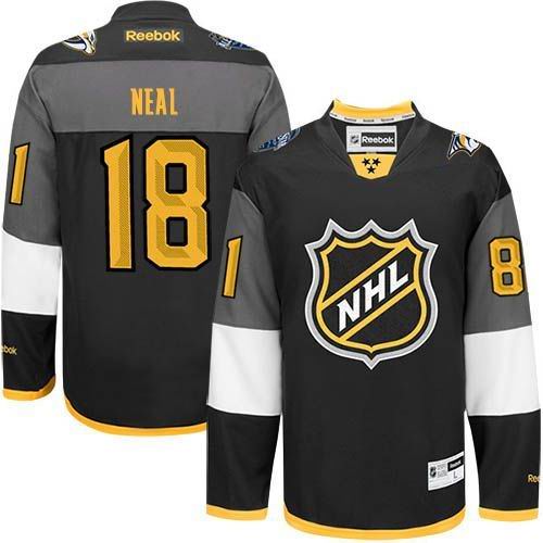 Predators #18 James Neal Black 2016 All Star Stitched NHL Jersey