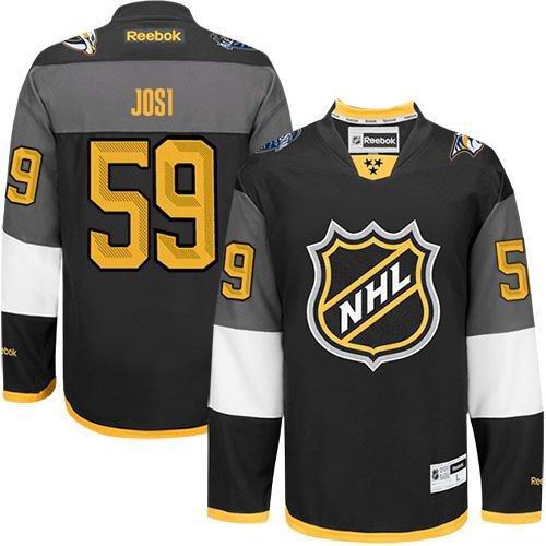 Predators #59 Roman Josi Black 2016 All Star Stitched NHL Jersey