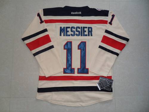 Rangers #11 Mark Messier Cream 2012 Winter Classic Stitched NHL Jersey