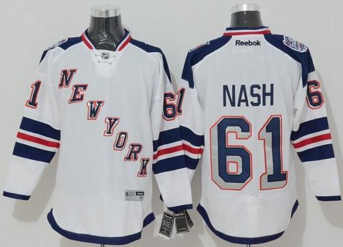 Rangers #61 Rick Nash White 2014 Stadium Series Stitched NHL Jersey