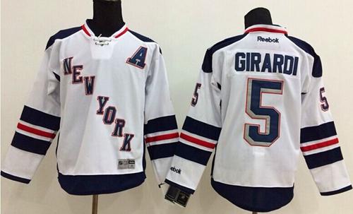 Rangers #5 Dan Girardi White 2014 Stadium Series Stitched NHL Jersey