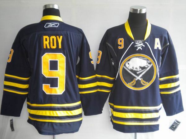 Sabres #9 Derek Roy Stitched Blue Third NHL Jersey