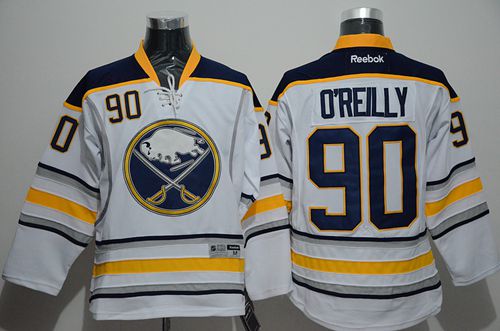Sabres #90 Ryan O'Reilly White Stitched NHL Jersey