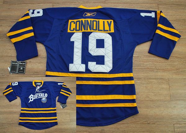 Sabres #19 Tim Connolly Stitched Light Blue 2010 New Third 50TH NHL Jersey