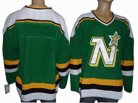 Stars Blank Stitched Green NHL Jersey