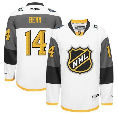 Stars #14 Jamie Benn White 2016 All Star Stitched NHL Jersey