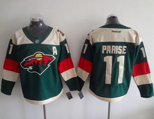 Wild #11 Zach Parise Green 2016 Stadium Series Stitched NHL Jersey