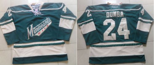 Wild #24 Matt Dumba Green Stitched NHL Jersey