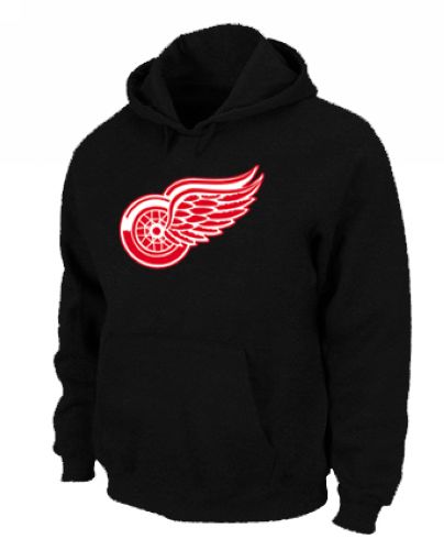 NHL Detroit Red Wings Big & Tall Logo Pullover Hoodie Black