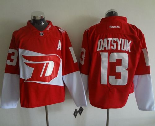 Red Wings #13 Pavel Datsyuk Red 2016 Stadium Series Stitched NHL Jersey
