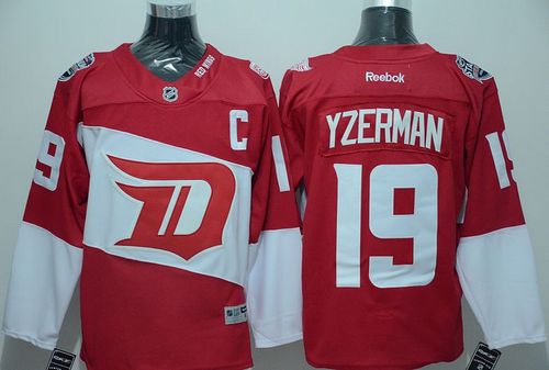 Red Wings #19 Steve Yzerman Red 2016 Stadium Series Stitched NHL Jersey