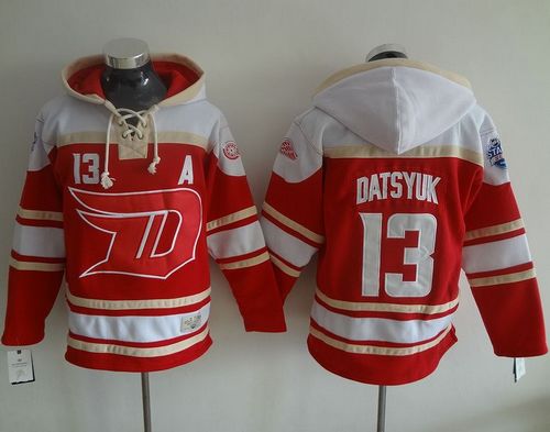 Red Wings #13 Pavel Datsyuk Red 2016 Stadium Series NHL Hoodie