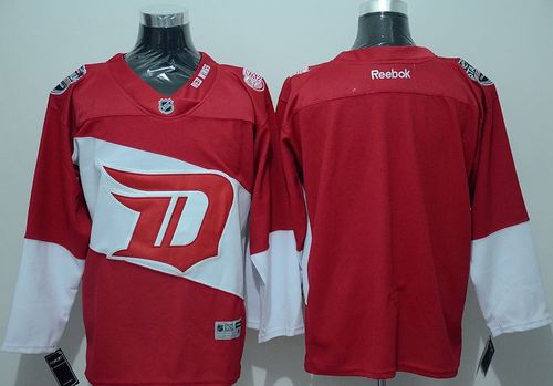 Red Wings Blank Red 2016 Stadium Series Stitched NHL Jersey