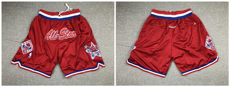 1996 All Star Red Just Don Pocket Shorts