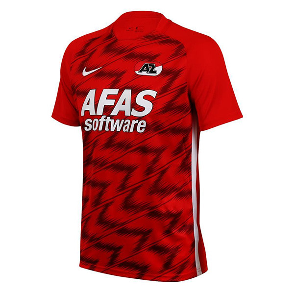 20 21 Az Alkmaar Home Red Soccer Jersey Shirt