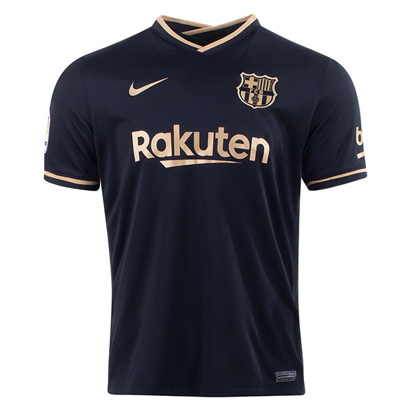 20 21 Barcelona Away Black Soccer Jersey