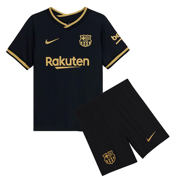 20 21 Barcelona Away Jersey Kid Kit Uniform