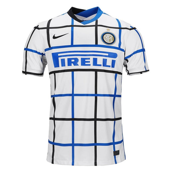 20 21 Intel Milan Away White Soccer Jersey