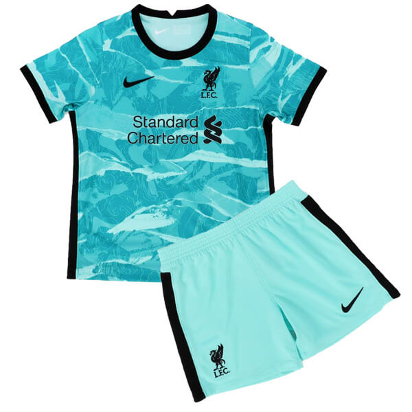 20 21 Liverpool Away Soccer Jersey Kids Kit