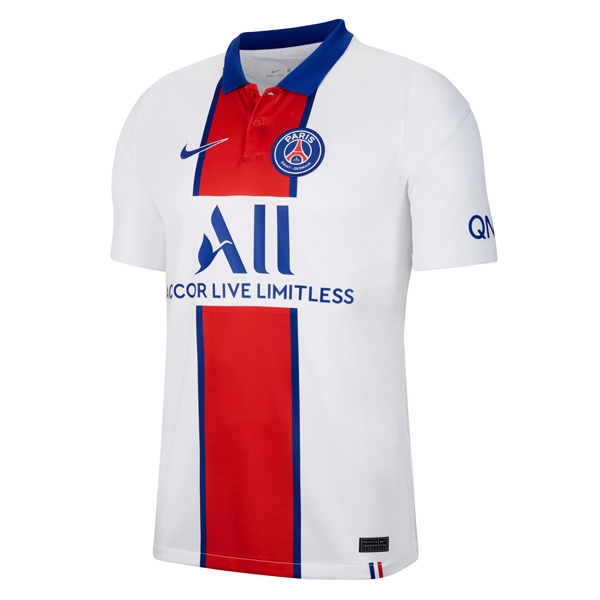 20 21 Psg Away White Soccer Jersey Shirt