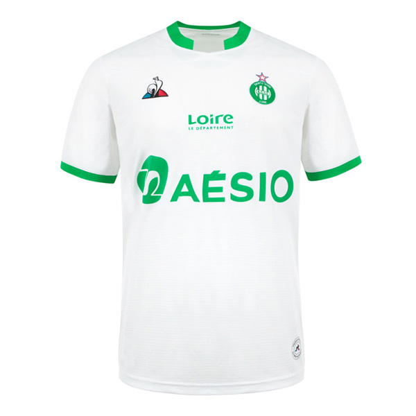 20 21 Saint Etienne Away White Soccer Jersey Shirt