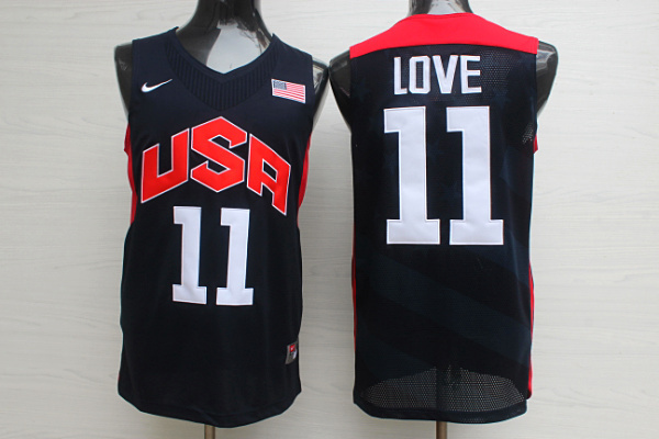 2012 usa jerseys 11 love Blue jerseys