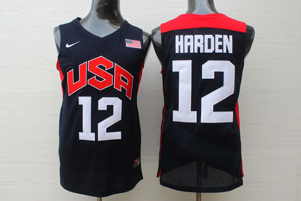 2012 usa jerseys 12 harden blue jerseys