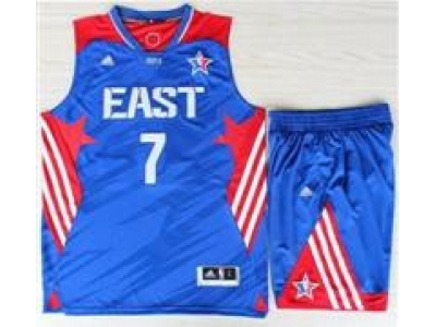 2013 All Star Eastern Conference New York Knicks #7 Carmelo Anthony Blue(Revolution 30 Swingman)Suits