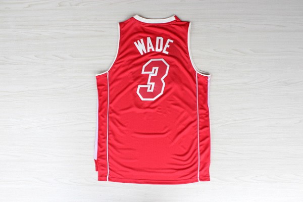 2013 New Season  NBA Miami Heat 3 Dwyane Wade New Revolution 30 Swingman Red Jerseys