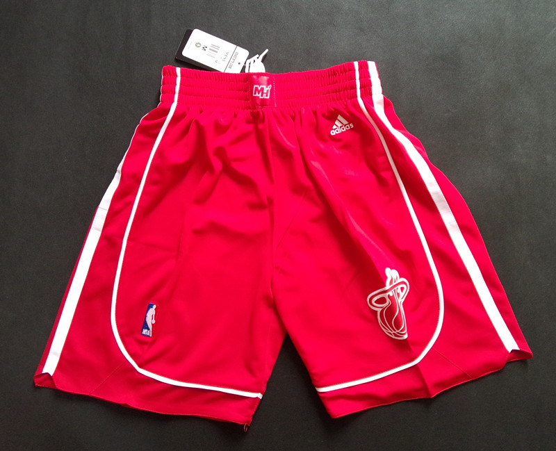 2013 New Season  NBA Miami Heat New Revolution 30 Swingman Red Short